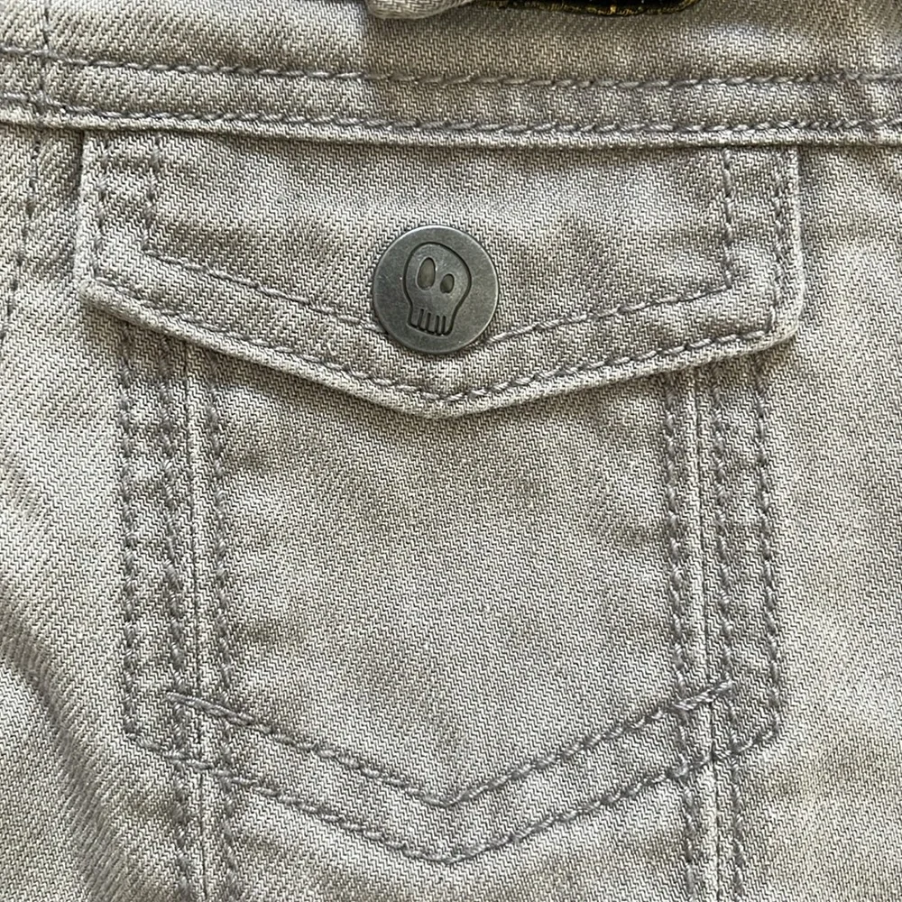 ALPHABET SOUP HOODED DENIM JACKET NWT